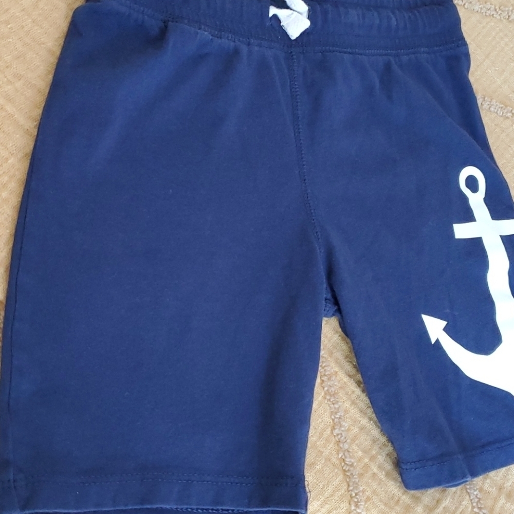 Lot of 2 H&M Little Boy Pull On Knit Shorts - Picture 4 of 12